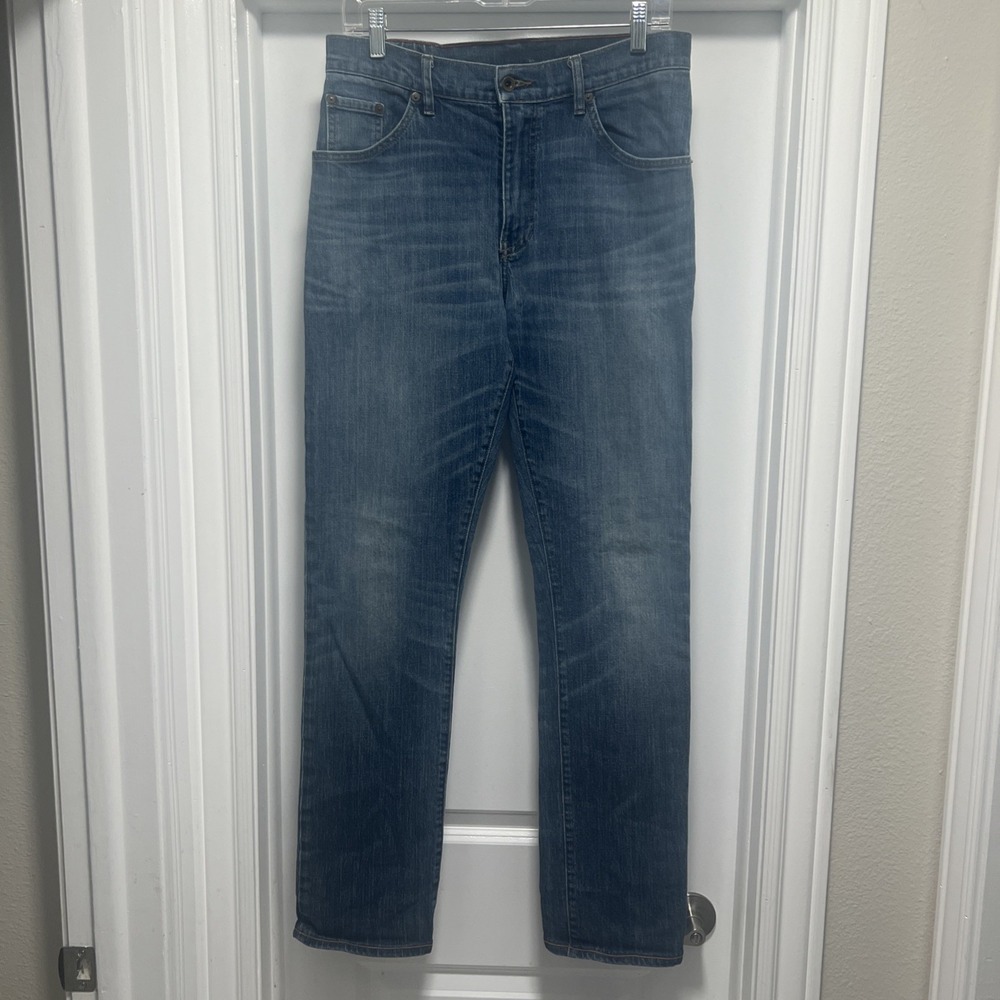 Raleigh Denim Jeans Mens‎ 31x33 Blue Jones USA Made Medium Wash North Carolina